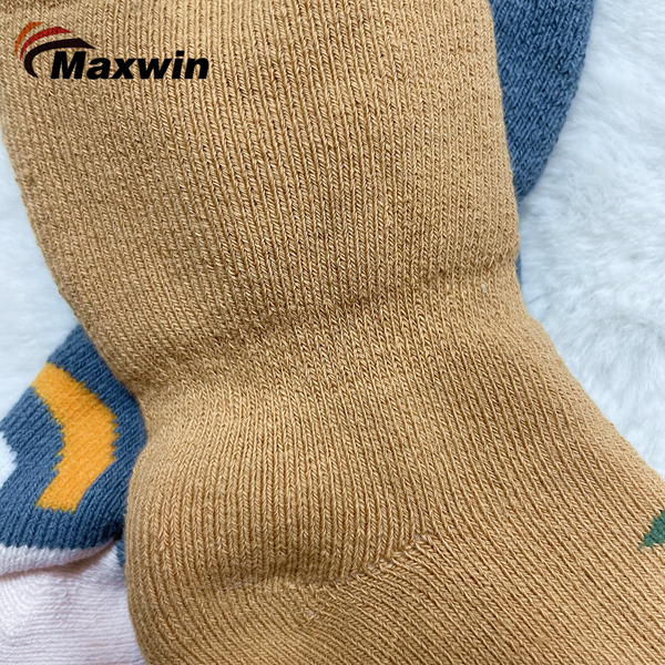 Chaussettes pour bébé en tissu éponge de qualité douce avec manchette et housse confortables, ensemble pour garçons -6