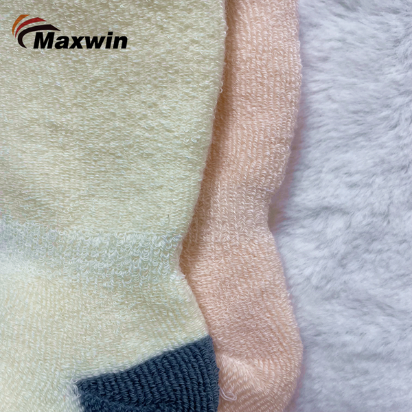 Пуне фротирне чарапе за бебе меког квалитета са удобним дизајном манжетне и навлаке-сет за девојчице-3