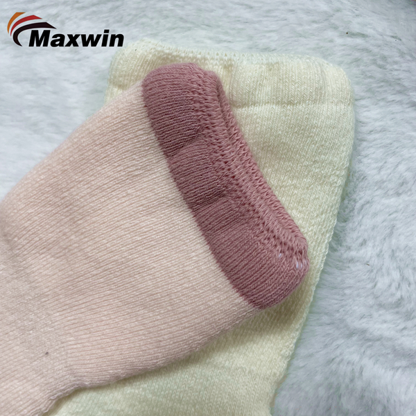 Full Terry Baby Socks меки квалитетни со удобен дизајн на манжетни и навлака-девојки комплет-5